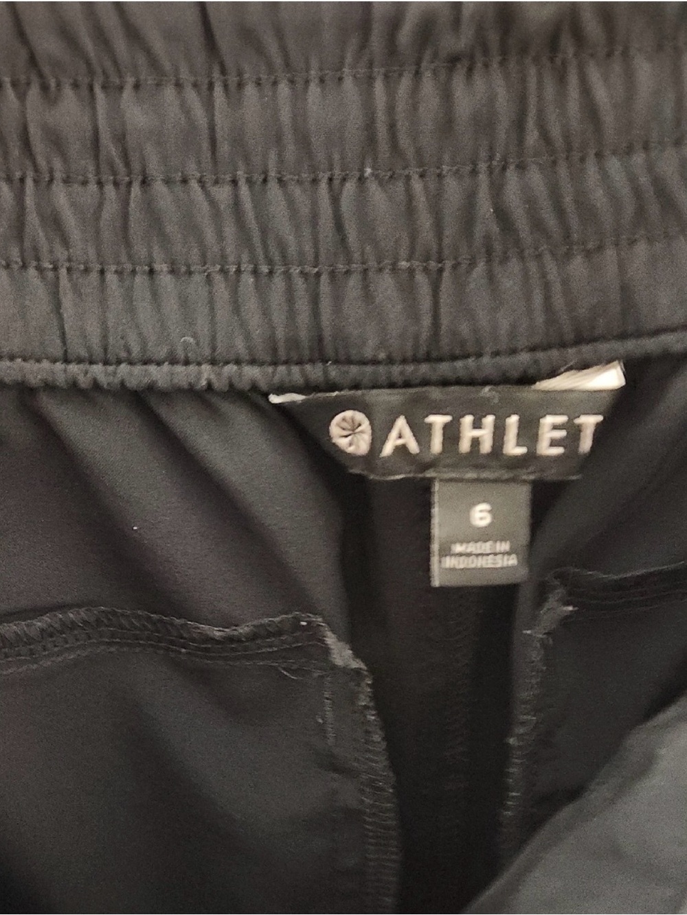 Athleta Chelsea Black Wide-Leg Pull-On Pants - Picture 3 of 6
